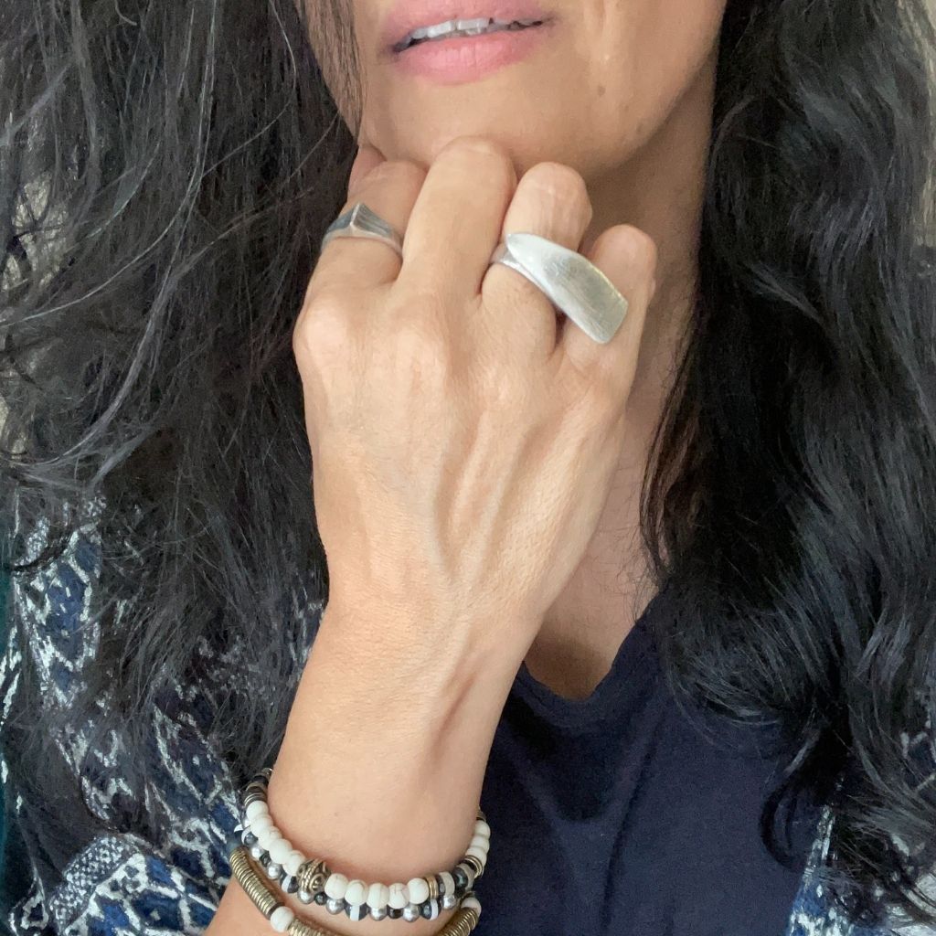 טבעת כסף לאישה בירדי - ARIO by Shlomit Berdah