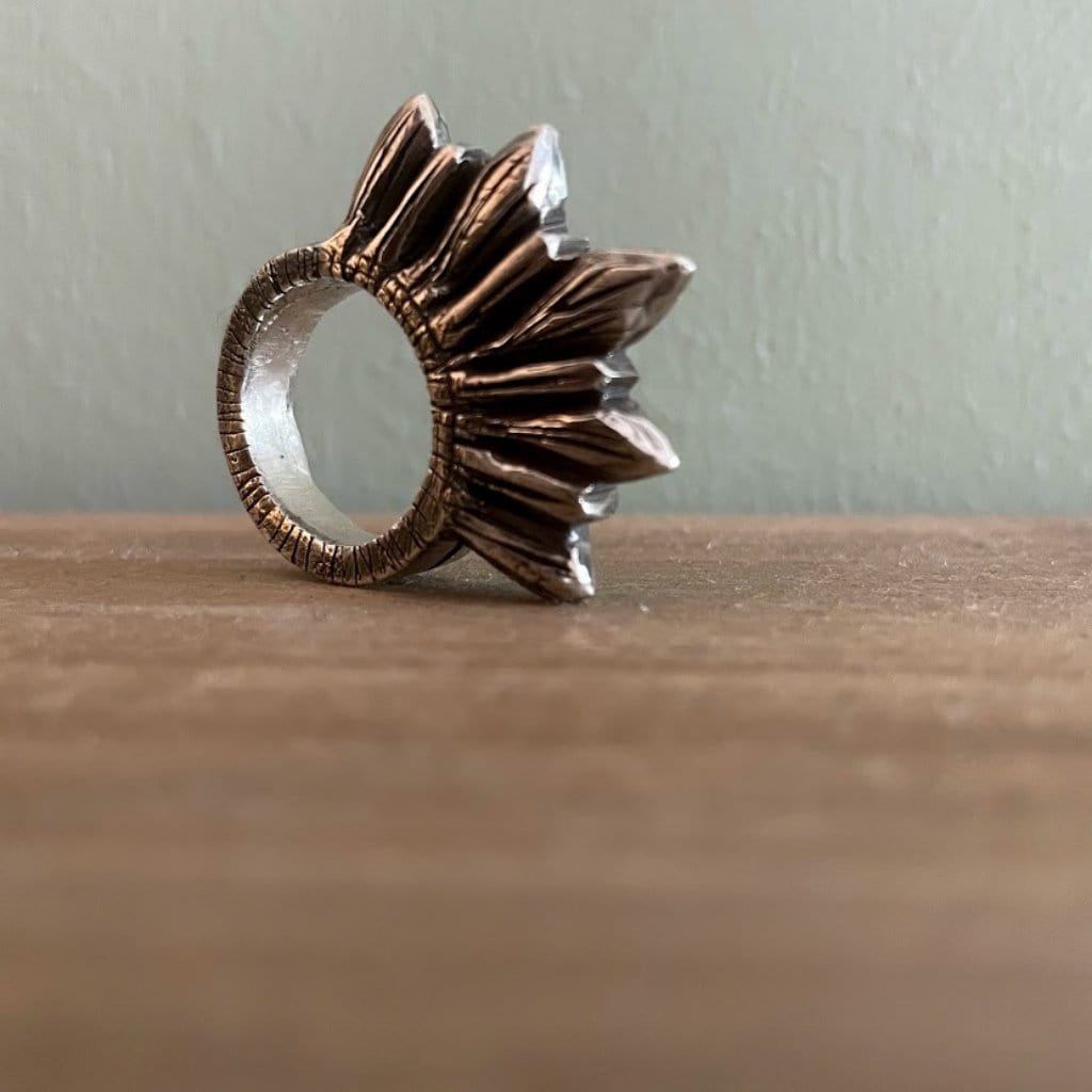 טבעת מלכה | טבעת כסף לאישה|טבעת כסף מיוחדת - ARIO by Shlomit Berdah