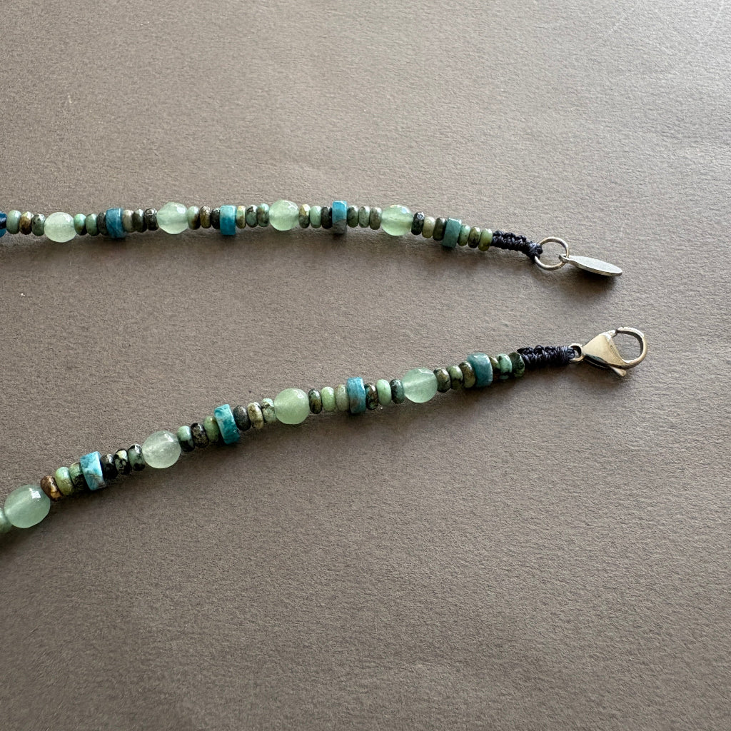 שרשרת אבני טורקיז וקריקסולה - ARIO By Shlomit Berdah