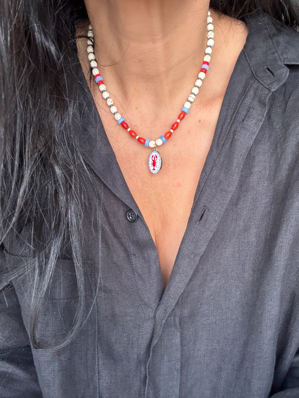 שרשרת סבסטיאן | שרשרת לובסטר - ARIO By Shlomit Berdah