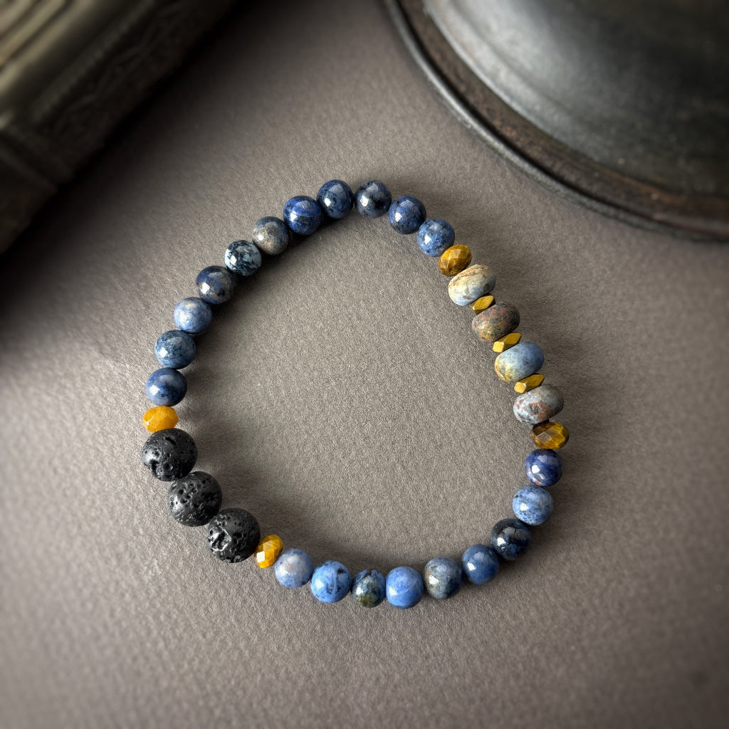 צמיד דיומורטירייט| צמיד אבני חן מושלם- ARIO By Shlomit Berdah