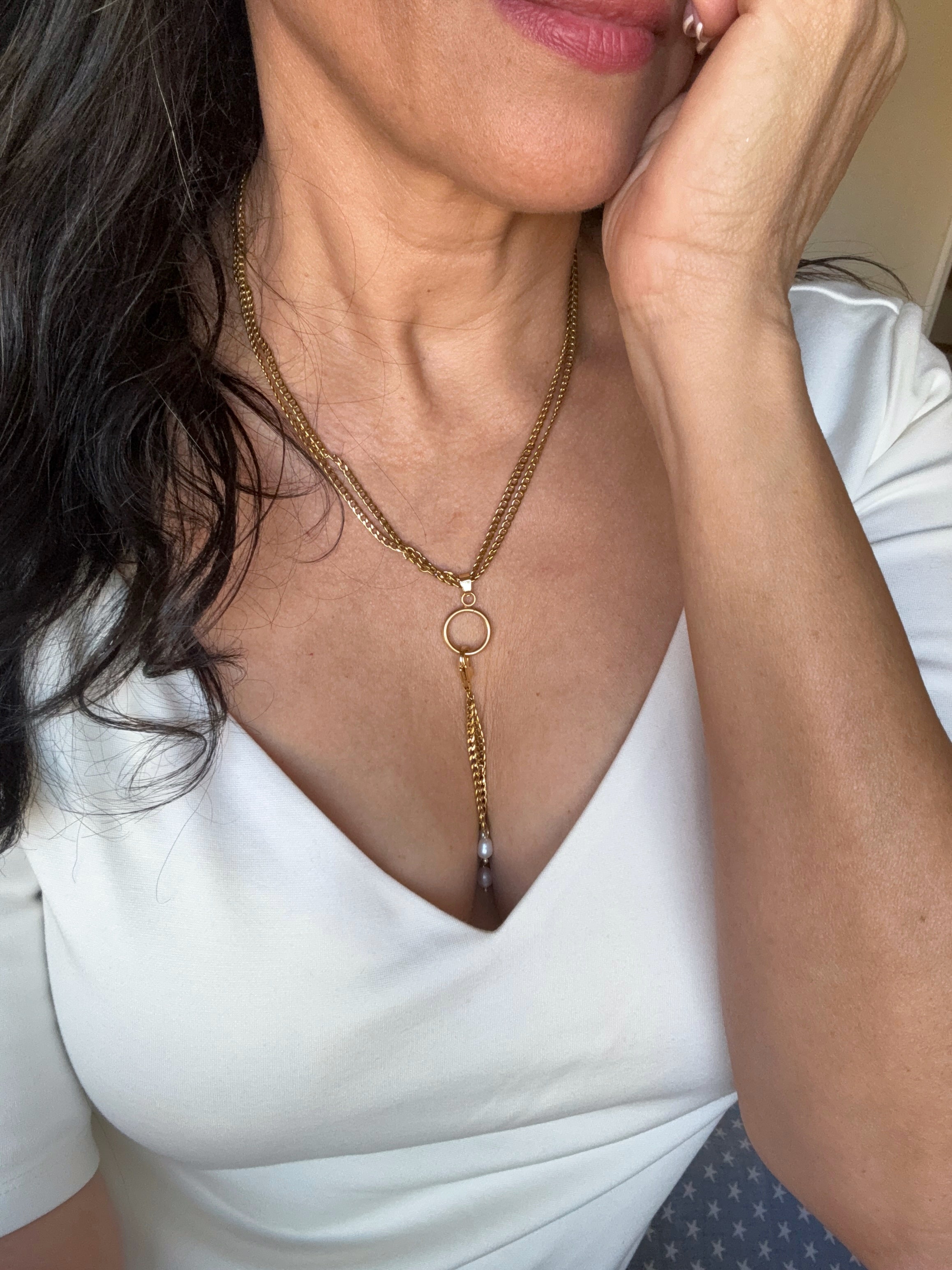 שרשרת אורה על הגוף- שרשרת Y